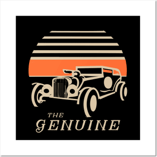 the genuine classic car Posters and Art